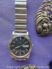 MaxSold Auction: Lot of 10 Brooches/Pins - Sterling Silver, Enamel, Rhinestones - Santa Monica (California, USA) PARTNER MANAGED Estate Sale Online Auction - 18th Street