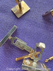 MaxSold Auction: Lot of 14 Men's Sterling Silver Cufflinks & Tie Clips - Santa Monica (California, USA) PARTNER MANAGED Estate Sale Online Auction - 18th Street