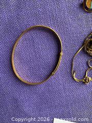 MaxSold Auction: Lot of 7-10 10K Gold Necklaces and Bracelet - Santa Monica (California, USA) PARTNER MANAGED Estate Sale Online Auction - 18th Street