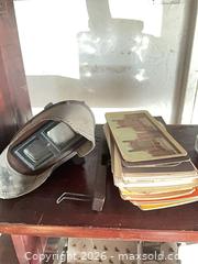 MaxSold Auction: Mixed Ephemera Lot: Stereoscope, Stereo Cards & Tin Match Holder - Santa Monica (California, USA) PARTNER MANAGED Estate Sale Online Auction - 18th Street