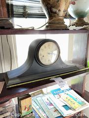 MaxSold Auction: New Haven Mantel Clock, ~19 in - Santa Monica (California, USA) PARTNER MANAGED Estate Sale Online Auction - 18th Street