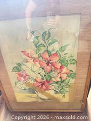 MaxSold Auction: Original Watercolor Floral Still Life by Jane Rhorer, Framed - Santa Monica (California, USA) PARTNER MANAGED Estate Sale Online Auction - 18th Street