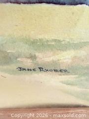 MaxSold Auction: Original Watercolor Floral Still Life by Jane Rhorer, Framed - Santa Monica (California, USA) PARTNER MANAGED Estate Sale Online Auction - 18th Street