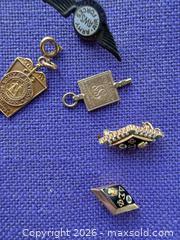 MaxSold Auction: Set of 5 Vintage Mixed-Metal Pins & Charms - Santa Monica (California, USA) PARTNER MANAGED Estate Sale Online Auction - 18th Street