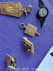 MaxSold Auction: Set of 5 Vintage Mixed-Metal Pins & Charms - Santa Monica (California, USA) PARTNER MANAGED Estate Sale Online Auction - 18th Street