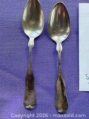MaxSold Auction: Sterling Silver Spoons, Lot of 2 (5–6 in) - Santa Monica (California, USA) PARTNER MANAGED Estate Sale Online Auction - 18th Street