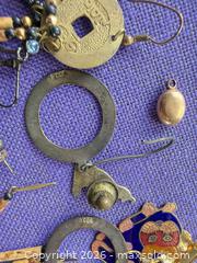 MaxSold Auction: Vintage Sterling & Mixed Metal Earrings with Glass Beads - Santa Monica (California, USA) PARTNER MANAGED Estate Sale Online Auction - 18th Street