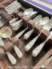 MaxSold Auction: Westmorland Sterling Silver Flatware Set, Millennia Rose — 53 pcs - Santa Monica (California, USA) PARTNER MANAGED Estate Sale Online Auction - 18th Street