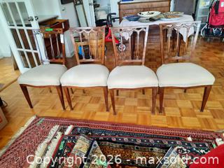 MaxSold Auction: Dining Chairs  - Toronto (Ontario, Canada) Downsizing Online Auction - Rosedale Valley Road (CONDO)