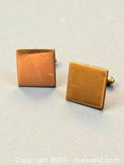 MaxSold Auction: 14k Gold Fill Cuff Links 12.56g - Esquimalt (British Columbia, Canada) PARTNER MANAGED Estate Sale Online Auction - Lampson Street