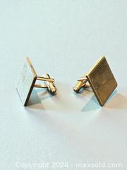 MaxSold Auction: 14k Gold Fill Cuff Links 12.56g - Esquimalt (British Columbia, Canada) PARTNER MANAGED Estate Sale Online Auction - Lampson Street