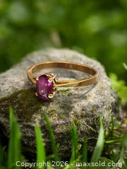 MaxSold Auction: 14k Gold Rhodolite Garnet Ring Size 6 1.4g - Esquimalt (British Columbia, Canada) PARTNER MANAGED Estate Sale Online Auction - Lampson Street