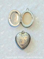 MaxSold Auction: 2 Sterling Silver Pendants - Esquimalt (British Columbia, Canada) PARTNER MANAGED Estate Sale Online Auction - Lampson Street