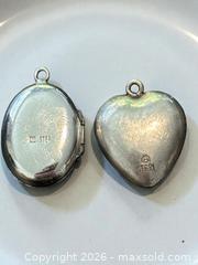 MaxSold Auction: 2 Sterling Silver Pendants - Esquimalt (British Columbia, Canada) PARTNER MANAGED Estate Sale Online Auction - Lampson Street