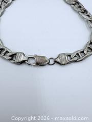 MaxSold Auction: 925 Sterling Silver Bracelet 8” Length - Esquimalt (British Columbia, Canada) PARTNER MANAGED Estate Sale Online Auction - Lampson Street
