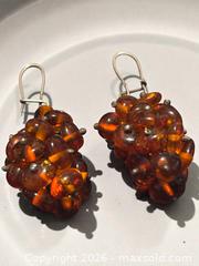 MaxSold Auction: Amber Cluster Earrings - Esquimalt (British Columbia, Canada) PARTNER MANAGED Estate Sale Online Auction - Lampson Street