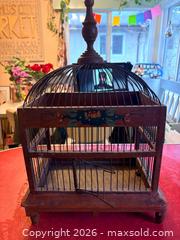 MaxSold Auction: Antique Birdcage  - Esquimalt (British Columbia, Canada) PARTNER MANAGED Estate Sale Online Auction - Lampson Street