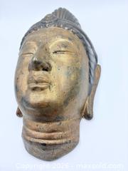 MaxSold Auction: Buddha Bronze Head - large heavy  - Esquimalt (British Columbia, Canada) PARTNER MANAGED Estate Sale Online Auction - Lampson Street