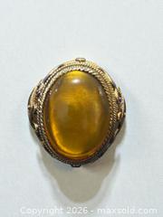 MaxSold Auction: Chinese Export Silver Amber and Enamel Ring - Esquimalt (British Columbia, Canada) PARTNER MANAGED Estate Sale Online Auction - Lampson Street