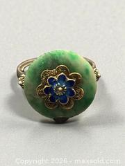 MaxSold Auction: Chinese Export Silver Jade and Enamel Ring - Esquimalt (British Columbia, Canada) PARTNER MANAGED Estate Sale Online Auction - Lampson Street
