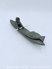 MaxSold Auction: Inuit Soapstone Kayak Sculpture - Esquimalt (British Columbia, Canada) PARTNER MANAGED Estate Sale Online Auction - Lampson Street