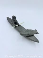MaxSold Auction: Inuit Soapstone Kayak Sculpture - Esquimalt (British Columbia, Canada) PARTNER MANAGED Estate Sale Online Auction - Lampson Street