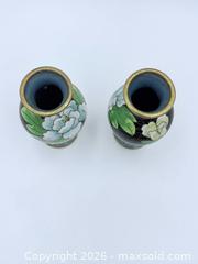 MaxSold Auction: Pair of Cloisonné Vases 3.5” tall  - Esquimalt (British Columbia, Canada) PARTNER MANAGED Estate Sale Online Auction - Lampson Street