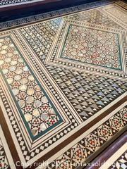 MaxSold Auction: Persian Khatam-kari Marquetry Tray  - Esquimalt (British Columbia, Canada) PARTNER MANAGED Estate Sale Online Auction - Lampson Street