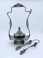 MaxSold Auction: Silver Sugar Dish  - Esquimalt (British Columbia, Canada) PARTNER MANAGED Estate Sale Online Auction - Lampson Street