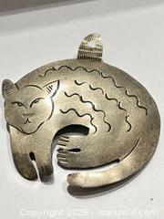 MaxSold Auction: Sterling Silver Cat 2" Width 7.6g - Esquimalt (British Columbia, Canada) PARTNER MANAGED Estate Sale Online Auction - Lampson Street