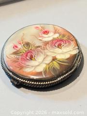 MaxSold Auction: Sterling Silver Mother of Pearl Floral Brooch 2" Width 11.34g - Esquimalt (British Columbia, Canada) PARTNER MANAGED Estate Sale Online Auction - Lampson Street