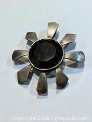 MaxSold Auction: Sterling Silver Onyx Sun Pendant 21.83g - Esquimalt (British Columbia, Canada) PARTNER MANAGED Estate Sale Online Auction - Lampson Street