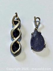 MaxSold Auction: Sterling Silver Purple Gemstone Bracelets 4.6g - Esquimalt (British Columbia, Canada) PARTNER MANAGED Estate Sale Online Auction - Lampson Street