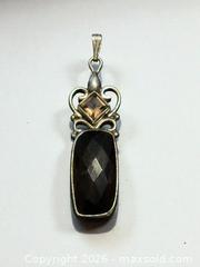 MaxSold Auction: Sterling Silver Smoky Quartz Pendant 1.75" Length 5.6g - Esquimalt (British Columbia, Canada) PARTNER MANAGED Estate Sale Online Auction - Lampson Street
