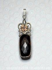 MaxSold Auction: Sterling Silver Smoky Quartz Pendant 1.75" Length 5.6g - Esquimalt (British Columbia, Canada) PARTNER MANAGED Estate Sale Online Auction - Lampson Street