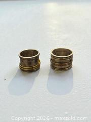 MaxSold Auction: Sterling Silver Spinner Rings Sizes 6 and 7 17.96g - Esquimalt (British Columbia, Canada) PARTNER MANAGED Estate Sale Online Auction - Lampson Street