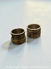 MaxSold Auction: Sterling Silver Spinner Rings Sizes 6 and 7 17.96g - Esquimalt (British Columbia, Canada) PARTNER MANAGED Estate Sale Online Auction - Lampson Street