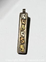 MaxSold Auction: Sterling Silver Tibetan Prayer Box Pendant 2" 5.61g - Esquimalt (British Columbia, Canada) PARTNER MANAGED Estate Sale Online Auction - Lampson Street