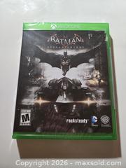 MaxSold Auction: Batman Arkham Night Xbox One Sealed Unopened - Toronto (Ontario, Canada) PARTNER MANAGED Reseller Online Auction - Mcadam Avenue