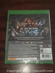 MaxSold Auction: Batman Arkham Night Xbox One Sealed Unopened - Toronto (Ontario, Canada) PARTNER MANAGED Reseller Online Auction - Mcadam Avenue