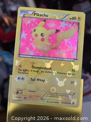MaxSold Auction: Pokemon Legendary Treasures Pikachu HOLO RC7/RC25 Played - Toronto (Ontario, Canada) PARTNER MANAGED Reseller Online Auction - Mcadam Avenue