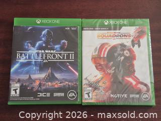 MaxSold Auction: Star Wars Squadron Sealed and Battlefront 11 Working for Xbox One - Toronto (Ontario, Canada) PARTNER MANAGED Reseller Online Auction - Mcadam Avenue