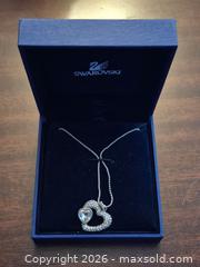 MaxSold Auction: Swarovski Double Hearts Necklace with Box - Toronto (Ontario, Canada) PARTNER MANAGED Reseller Online Auction - Mcadam Avenue