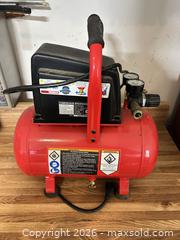 MaxSold Auction: Central Pneumatic 3-Gallon 100 PSI Portable Air Compressor - Raleigh (North Carolina, USA) SELLER MANAGED Downsizing Online Auction -  Tipping Circle