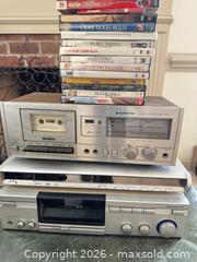 MaxSold Auction: Lot of Vintage Sanyo Stereo Components and DVD Movies - Raleigh (North Carolina, USA) SELLER MANAGED Downsizing Online Auction -  Tipping Circle