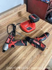 MaxSold Auction: Milwaukee M12 Cordless Impact Driver & Drill/Driver with Batteries - Raleigh (North Carolina, USA) PARTNER MANAGED Downsizing Online Auction -  Tipping Circle