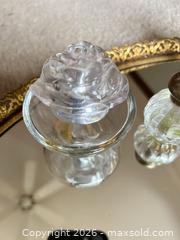 MaxSold Auction: Ornate Oval Mirrored Vanity Tray with Tocca Bottles - Raleigh (North Carolina, USA) PARTNER MANAGED Downsizing Online Auction -  Tipping Circle