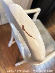 MaxSold Auction: White Wood Frame Queen Anne Style Armchair - Raleigh (North Carolina, USA) PARTNER MANAGED Downsizing Online Auction -  Tipping Circle