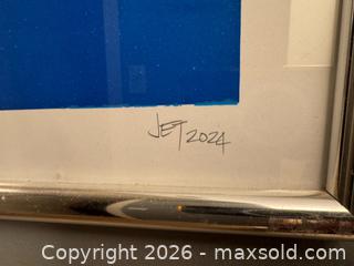 MaxSold Auction: Signed Framed Silkscreen Print - Big Bop - Toronto (Ontario, Canada) SELLER MANAGED Reseller Online Auction - Kempsell Crescent