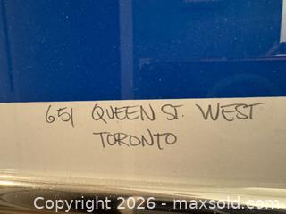 MaxSold Auction: Signed Framed Silkscreen Print - Big Bop - Toronto (Ontario, Canada) SELLER MANAGED Reseller Online Auction - Kempsell Crescent